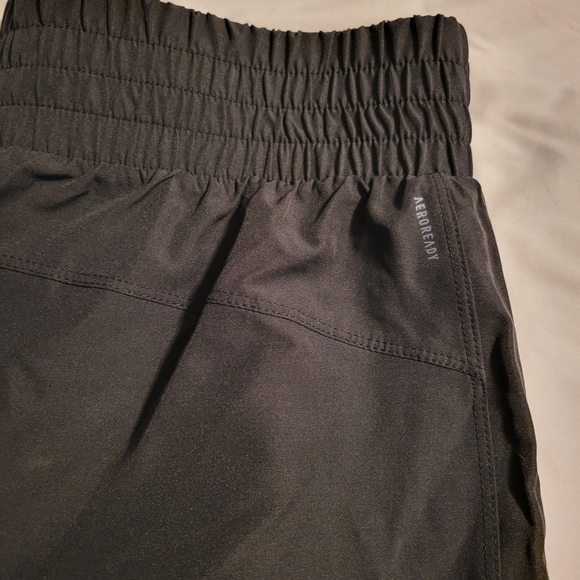 adidas Women's Pacer Training 3-Stripes Woven High-Rise 3" Shorts - Picture 6 of 10